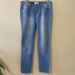 Paige Jeans womens Size 27 Jimmy Jimmy Skinny Light Wash Cotton Denim distressed